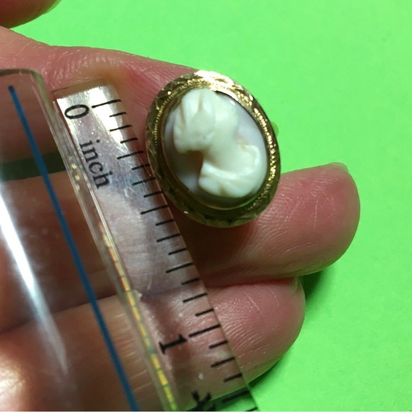 15k 18k Georgian Cameos w/Pearls- Solid Gold Demi Parure - Picture 10 of 14